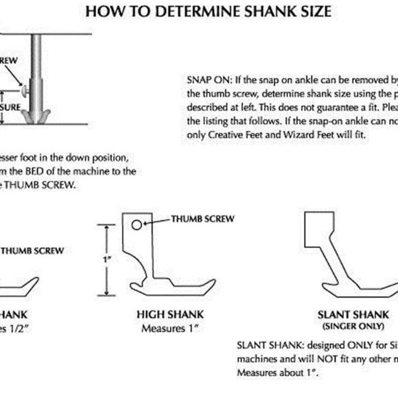 Office Stitch In The Ditch Footedge Joining Presser Foot Poshmark